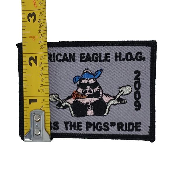Harley Davidson Patches 25th Anniversary, 09 HOG, Pass The Pigs, 2007 Rocker HD - Picture 8 of 10